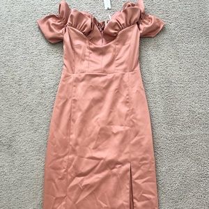 Anthropologie off-the-shoulder dress